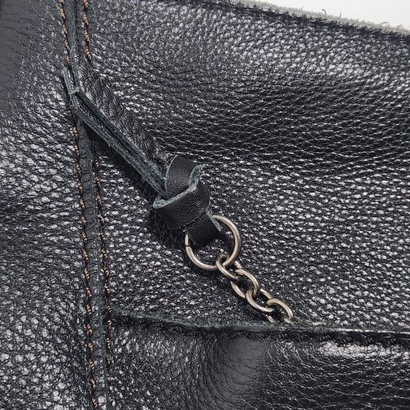 The Sak Leather Crossbody Bag Purse Black - Picture 9 of 16